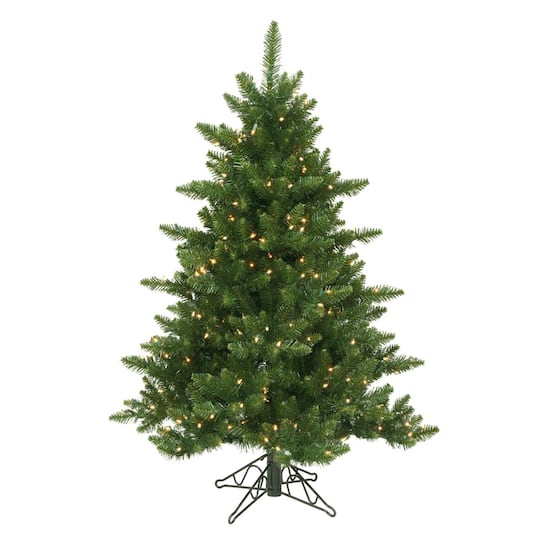4' Pre-Lit Northern Pine Full Artificial Christmas Tree - Clear Lights By Northlight in Green | 4 ft | Michaels®